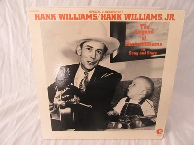 HANK WILLIAMS/HANK WILLIAMS Jr.  "The Legend..In Song and Story" NEW UNSEALED - Image 1 of 4