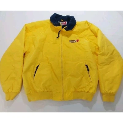 Vintage Matco Tools Racing Yellow Multicolor Sports Jacket Coat Size Men 2XL - Image 1 of 4