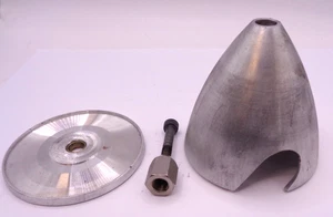 JP 2.75" OR 70mm Alloy Spinner for Ic model aircraft glo engines good condition - Picture 1 of 3