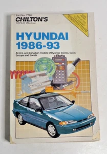 Hyundai 1986-93 Chilton's Repair Manual - Picture 1 of 1