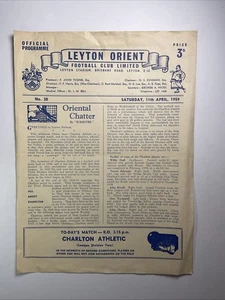 Leyton Orient v Charlton Athletic;  11th April 1959 - Picture 1 of 3