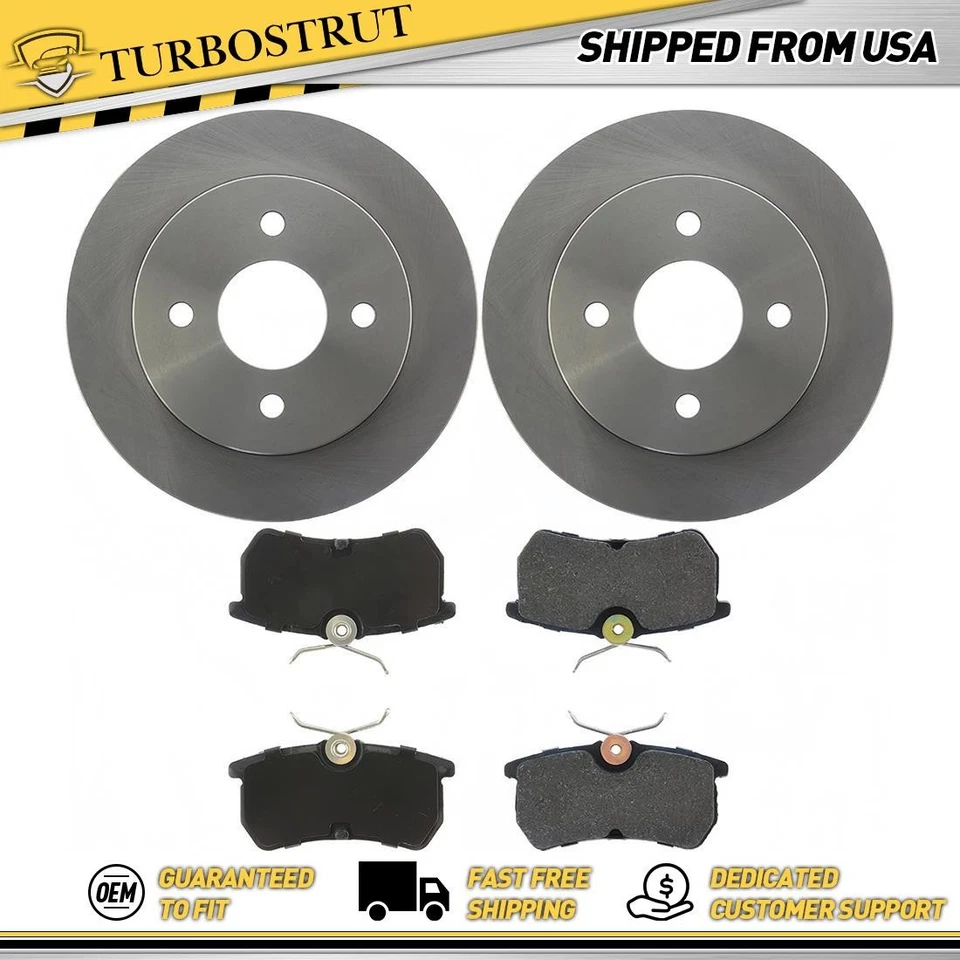 Kit de pastillas de freno rotores de freno traseros OE para Ford Focus 2001-2007 2,0 L Foto 1 de 1