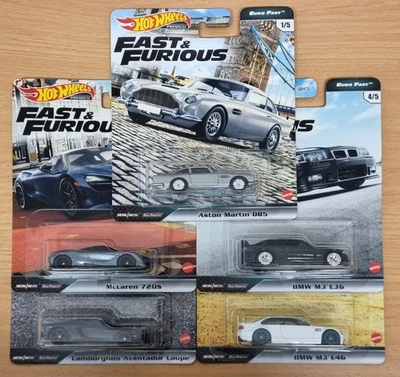 HOT WHEELS CAR CULTURE FAST & FURIOUS EURO FAST SET NEW - UNOPENED - Image 1 of 4