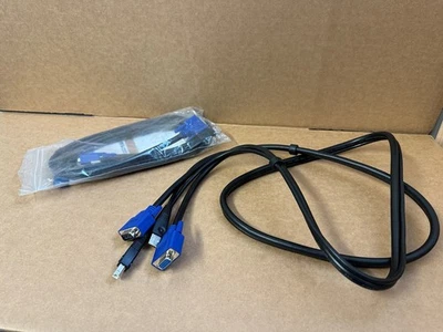 Startech 6 ft 2-in-1 USB + VGA KVM Cable - Image 1 of 2