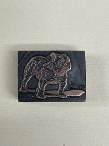 Dogs, Print Blocks, Bull Dog, SMALL SIZE!! 1/2" x 1 " - Picture 1 of 5