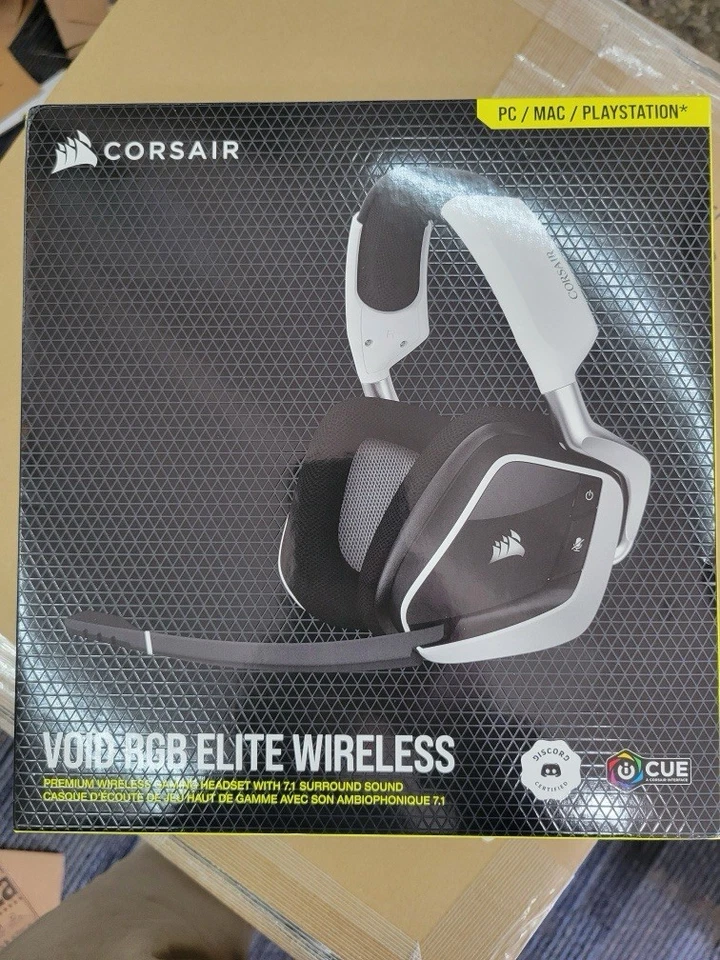 Corsair Void RGB Elite Wireless Gaming Headset – 7.1 Surround Sound