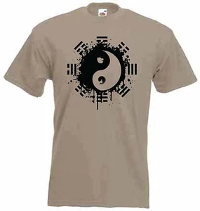 YIN & YANG T-SHIRT - Pagan Wicca Druid Chinese Taoism - Choice of Colour -S-XXXL - Picture 1 of 10