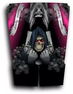 Polaris RZR 800 UTV Wrap Graphics Decal Kit 2007 2010 Reaper Revenge Hood Pink - Picture 1 of 1