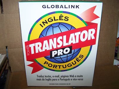 GLOBALINK POWER TRANSLATOR PRO PORTUGUES CD-ROM WINDOWS 95/NT- VINTAGE  - Image 1 of 4