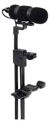 PROFI SET GITARRE MIKRO HALTER MIKROFON CLIP HALTERUNG KLEMME MIC STÄNDER STATIV - Bild 1 von 4
