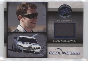 2014 Press Pass Redline Relics Blue /25 Brad Keselowski #RR-BK