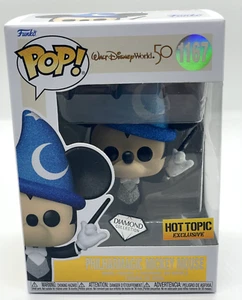 Funko Pop! Philharmonagic Mickey Mouse #1167 Hot Topic Diamond Collection Glitzer - Bild 1 von 5