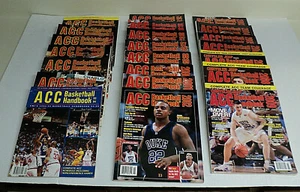 ACC Basketball Handbook Lot of 22 ~MD UNC Duke VA NC St. Clemson AUCT#7230 - Picture 1 of 5