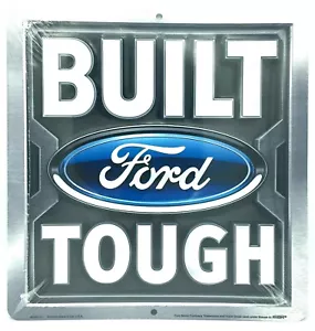 LETRERO FORD RESISTENTE 12 X 12" EN RELIEVE DE METAL F150 F-150 F250 F-250 - Imagen 1 de 5