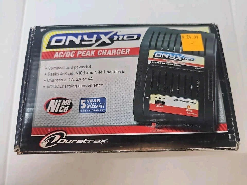 Duratrax Onyx 110 AC/DC Fast Peak Charger NiMH/Nicad DTXP4191 - 1A 2A 4A - Image 1 of 3