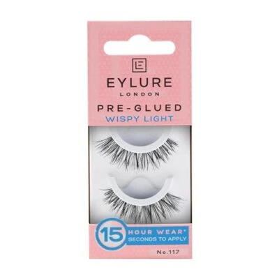 Eylure Pre-Glued Wispy Light Texture No. 117 Eyelashes, 1 Pair - Image 1 of 4