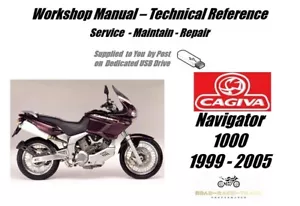 Cagiva Navigator 1000 Service Reparatur Werkstatthandbuch USB 1999 - 2005 - Bild 1 von 9