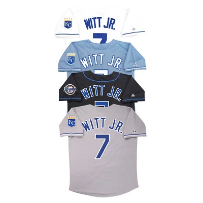 Bobby Witt Jr. Kansas City Royals Home/Road/Alternate Men's Jersey w/ Patch - Image 1 of 2