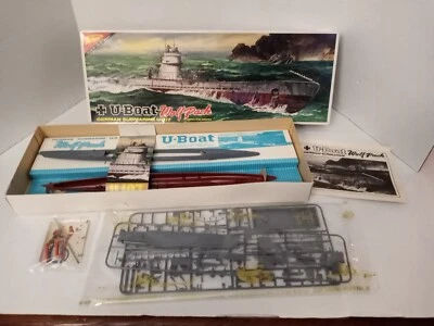 Vintage Nichimo Motorized WWII German U-Boat U-107 Wolf Pack 1/200 Scale Model - Image 1 of 4