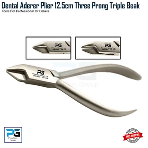 Alicates de ortodoncia de tres puntas 3 mandíbulas contorno de alambre de flexión CE - Imagen 1 de 8