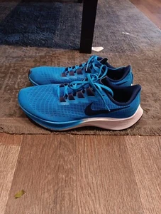 Nike Air Zoom Pegasus 37 Men's Size 12 US Blue White Athletic Shoes BQ9646-400 - Picture 1 of 5