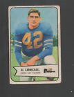 1954 Bowman Football Card #115 Al Carmichael-Green Bay Packers Poor Card