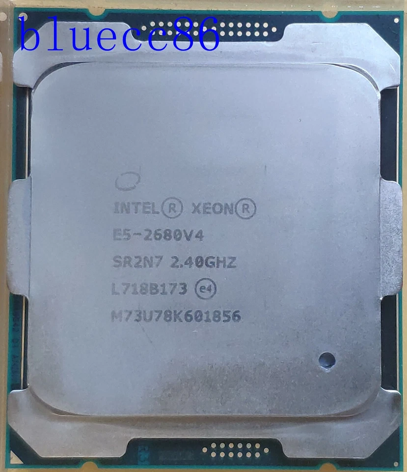 Intel Xeon E5-2680 V4 SR2N7 14-Core 2.4GHz 9.6GT/s LGA2011 CPU Processor - Image 1 of 1