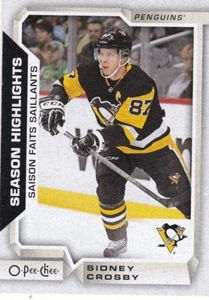 SIDNEY CROSBY 2018-19 18-19 OPC O-PEE-CHEE TEMPORADA DESTACADOS SP #559 PINGÜINOS - Imagen 1 de 1