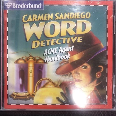 Carmen San Diego Word Detective ACME Agent Handbook Cd Rom  - Image 1 of 4