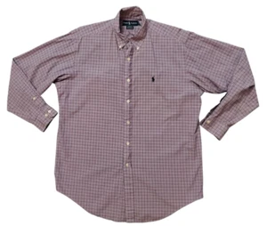 Ralph Lauren Yarmouth 15 1/2 32/33 Lite Purple Button Down Langarm Hemd A10 - Bild 1 von 8