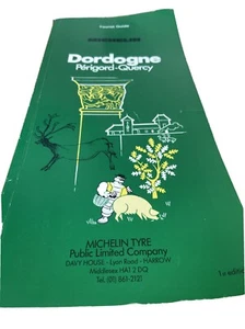 MICHELIN TOURIST GUIDE TO DORDOGNE PERIGORD-QUERCY 1st EDITION1987 - Picture 1 of 2