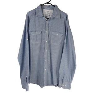 Esprit Men's Button Up, Blue Striped with Long Sleeve's, Collared Shirt Size XL. - Picture 1 of 3