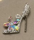 Venetti Diamante Shoe Brooch Costume jewellery Badge Dress Gift (Z1)