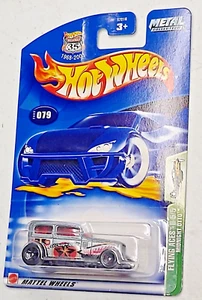 NEW! 2003 HOT WHEELS Flying Aces II Midnight Otto Lil Chompn' Miller Silver - Picture 1 of 7
