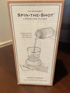 Spin-The-Shot Tools & Gadgets Restoration Hardware Drinking Game NEW NIB Sealed