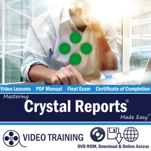 DVD tutorial de capacitación y curso digital Learn CRYSTAL REPORTS 2013 y 2011 - Imagen 1 de 7
