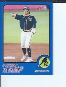 Jeremy Vargas 2022 Topps Heritage Minors Blue Parallel #ed / 99 - Picture 1 of 1