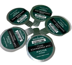 x5 Bath & Body Works Fresh Balsam Car Fragrance Refill Lot Scentportables New - Picture 1 of 4