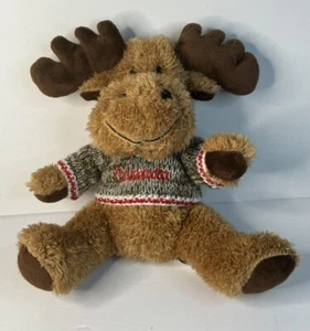 Creature Comforts Moose Canada Red Brown Sweater 9” - Picture 1 of 4