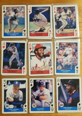1990 1991 1992 U.S. Playing Cards Baseball you pick choice BOGO - Image 1 of 3