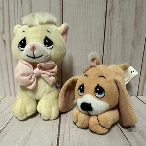 Precious Moments Luv N Care Plush Little Friends Lot Kitty Cat Puppy Dog - Picture 1 of 7