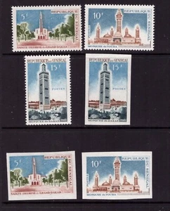 Senegal 1964 Religion Houses of Worship set MNH mint stamps - Picture 1 of 1