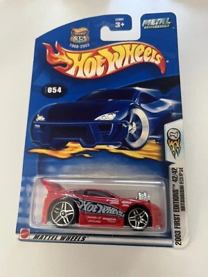 2003 Hot Wheels 35th Anniversary First Editions Mitsubishi Eclipse Red w/PR5 wh - Image 1 of 3