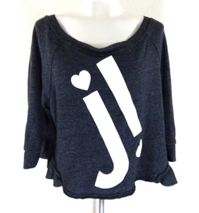 Juicy Couture Damen großes Sweatshirt Vintage Y2K Rüschen bauchfrei Pullover Grafik gebraucht, in einwandfreiem Zustand - Bild 1 von 3