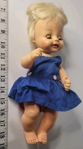 12 Zoll Vintage Reiter Wiegenlied musikalische Baby Puppe Zugschnur - Bild 1 von 3