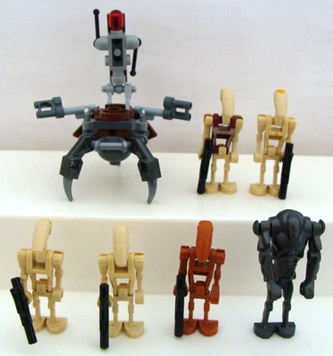Lego Star Wars Droid Minifigure Lot Of 7 Including Destroyer Droid - image 1 of 4