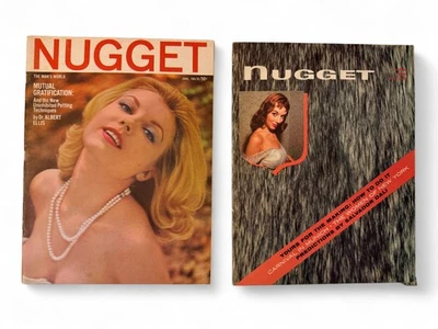 Nugget Magazine June 1964, April 1957  by Dr. Albert Ellis Lot - Image 1 of 4