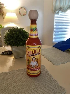 18" NEUHEIT PLASTIK LEERE CCOLULA ORIGINAL HEISSE SAUCE FLASCHE.....EINZIGARTIG & SELTEN! - Bild 1 von 10