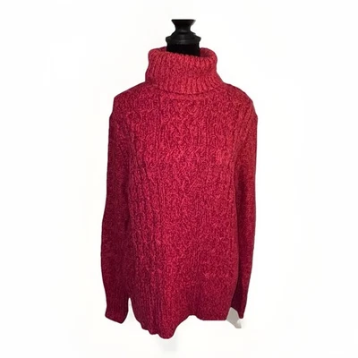 Suéter feminino Guide Series by Gander Mountain malha gola alta tamanho grande - Imagem 1 de 4