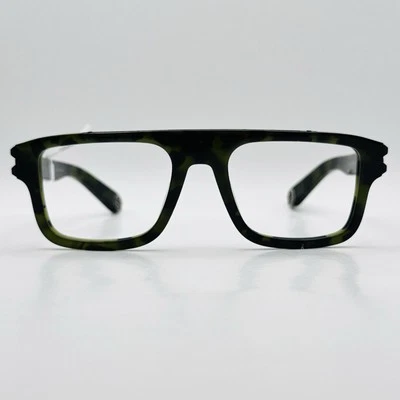 Óculos Philipp Plein Masculino Feminino Quadrado Verde Preto Mod. LIGHTFIGHTER VPP021 - Imagem 1 de 4